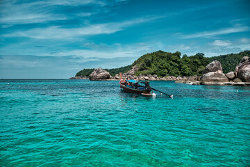 Thai traditional Long tail boat