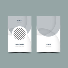 Fototapeta premium id card design template