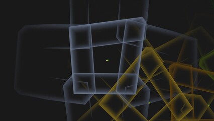 Paint Movement. Color Dream series. Composition of gradients and spectral hues for subject of imagination, creativity and art painting.