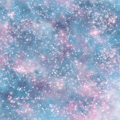 Nebula, cluster of stars in deep space. Science fiction art.