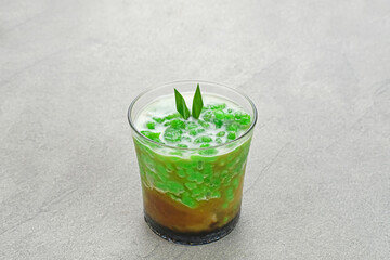 Es Cendol or Dawet is a traditional Indonesian dessert consist of cendol (made from rice flour),...