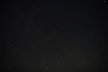Night sky. Stars and galaxies in the sky at dusk.