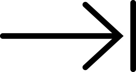 Linear Arrow icon. Arrow vector collection. Black directional arrow flat style isolated on white background. Vector illustration. Modern simple arrows.