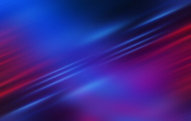 Dark abstract background with neon lines, waves, glow. Empty gradient futuristic banner