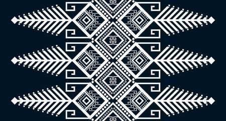 geometric vertical seamless pattern white abstract ethnic design Indigenous EP.29 - obrazy, fototapety, plakaty