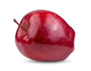 red apple isolated on white
