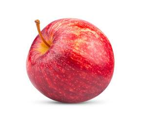 red apple isolated on white