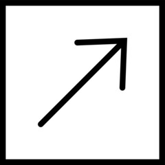 Obraz premium Linear Arrow icon. Arrow vector collection. Black directional arrow flat style isolated on white background. Vector illustration. Modern simple arrows.