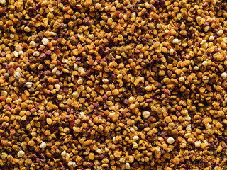 Bee pollen texture