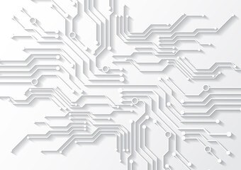 Circuit technology background with hi-tech digital