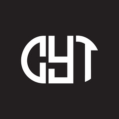 CYT letter logo design on black background. CYT creative initials letter logo concept. CYT letter design.