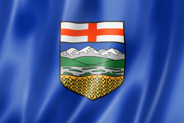 Alberta province flag, Canada