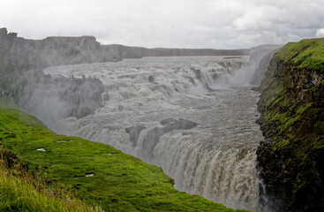 Iceland - Golden Circle - Gullfoss Golden Falls