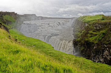 Iceland - Golden Circle - Gullfoss Golden Falls