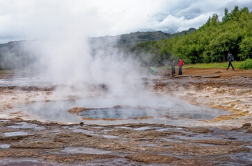 Haukadalur Blesi Geysir - Golden Circle - Iceland