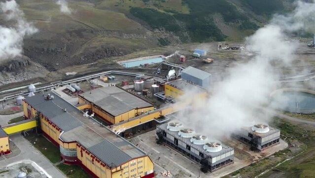 geothermal power plant in Kamchatka