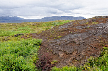 Fototapeta na wymiar Thingvellir National Park - Golden Circle - Iceland