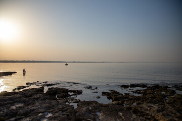 Fototapeta premium tramonto al mare