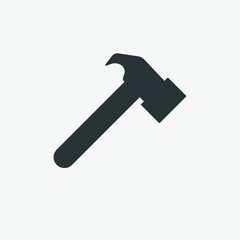 Carpenter, hammer icon vector illustration