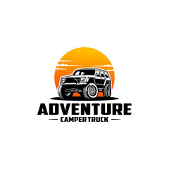 off road SUV car logo vector © winana