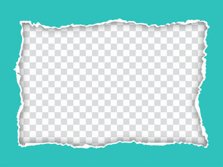 Torn paper style frame design background