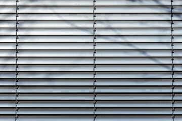 Obraz premium background of metal look louvre in detail