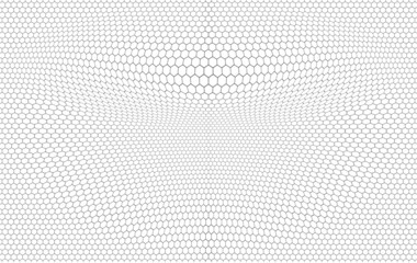 Fond alvéolé déformé 