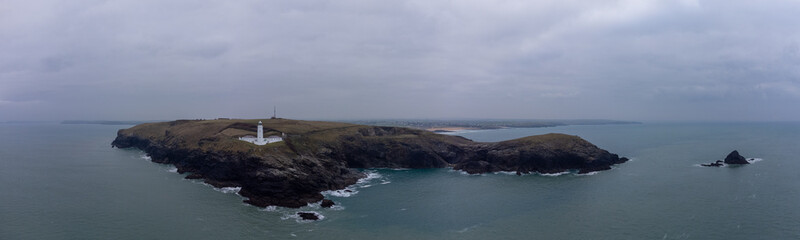 Trevose lighthouse cornwall england uk 