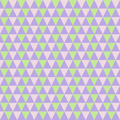 Geometric seamless pattern with stripes and triangles Vintage Retro design Light color palette