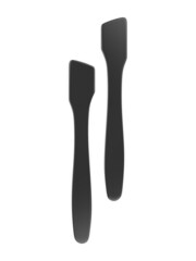 Blank Cosmetic Spatula template for mockup and branding, 3d render illustration.