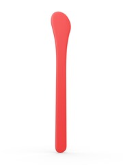 Blank Cosmetic Spatula template for mockup and branding, 3d render illustration.