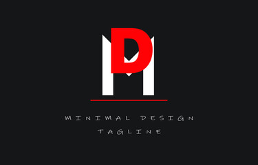 MG or GM Vector art Minimal Design Illustration Logo