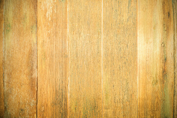 Natural bright vertical brown wood pattern texture. Wood pattern blank for design. Top-down of the wooden table Pattern and hardwood surface as background and copy space in design background.