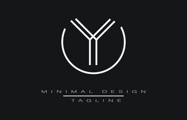 Y Vector Art Illustration Minimal Design