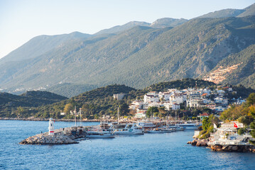 Obraz premium Kas town, Mediterranean Coast, Turkey