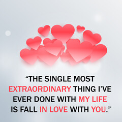 Valentines day love quote for your fiancée, lover, girlfriend, boyfriend, partner