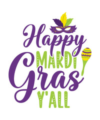 Mardi Gras SVG Bundle, SVG Cut Files, commercial use, instant download, printable vector clip art, Fat Tuesday Carnival, Beads Bling, eads and Bling It's a Mardi Gras Thing Funny Fat Tuesday Phrase T-