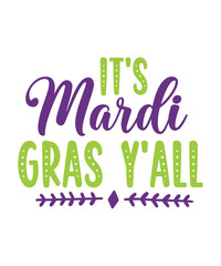 Mardi Gras SVG Bundle, SVG Cut Files, commercial use, instant download, printable vector clip art, Fat Tuesday Carnival, Beads Bling, eads and Bling It's a Mardi Gras Thing Funny Fat Tuesday Phrase T-
