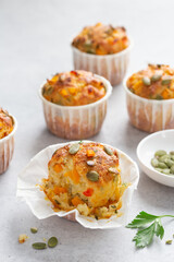 delicious savory muffins