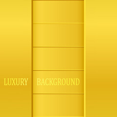 Golden luxury background. Vector illustration.