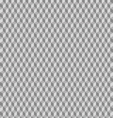 Seamless geometric volume pattern. 3D cube shapes.