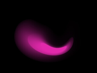 Abstract Geometric Shapes on Black Background