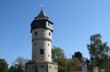 Fototapeta na wymiar Sachsenhäuser Warte in Frankfurt-Sachsenhausen