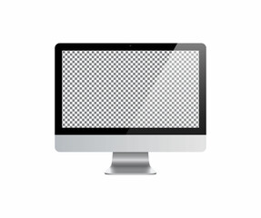 Device Screen Mockup and Screen Monitor Vector