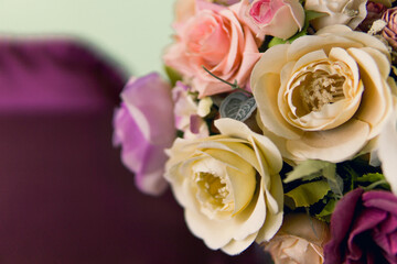 Valentine's day gift, Beautiful plastic rose flower background