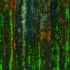 Fototapeta premium Green colorful water drop gouache paint
