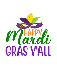 Mardi Gras SVG Bundle, SVG Cut Files, commercial use, instant download, printable vector clip art, Fat Tuesday Carnival, Beads Bling, eads and Bling It's a Mardi Gras Thing Funny Fat Tuesday Phrase T-