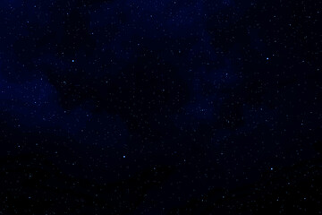 Starry night sky. Galaxy space background.