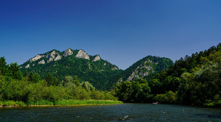 zamek, tama, zalew, Dunajec, spływ, Pieniny, Tatry, Karpaty , Polska, Trzy korony © Daniel Folek