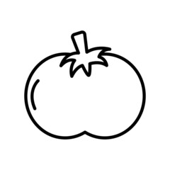 Tomato line icon. simple design editable. Design template vector